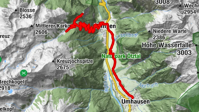 6047 Vorderer Tumpenalm - Armelenhütte