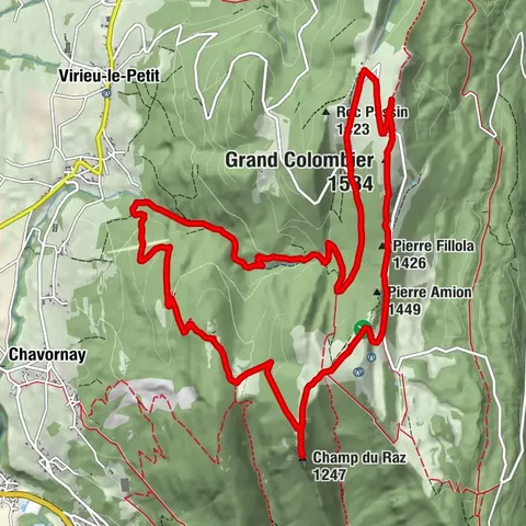Hike of the Grand Colombier starting from Munet