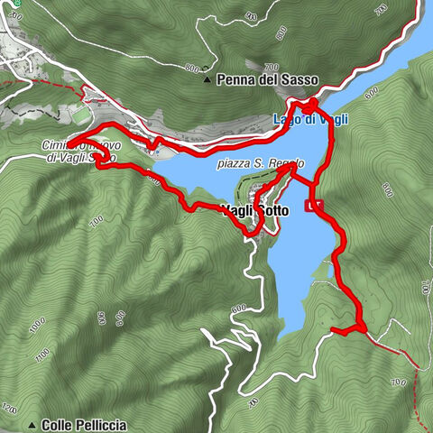 Vagli Sotto Rundweg