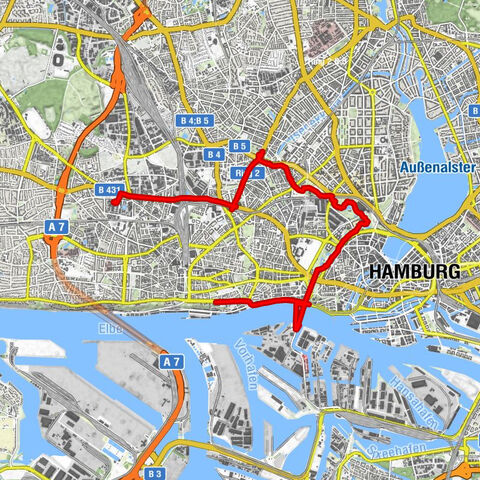 Landungsbrücken/ Alter Elbtunnel/ Planten un Blomen