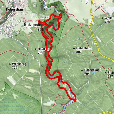 Katzenstein - Schwarzwassertal - Katzenstein
