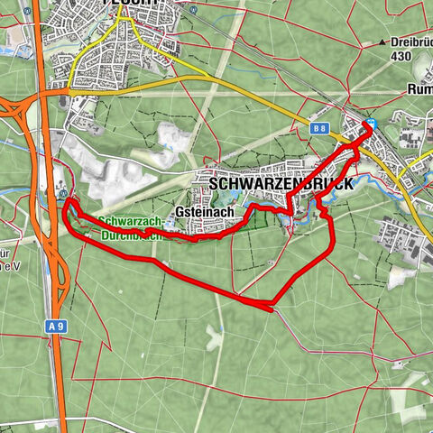 Schwarzachklamm-Brückkanal-alter Kanal