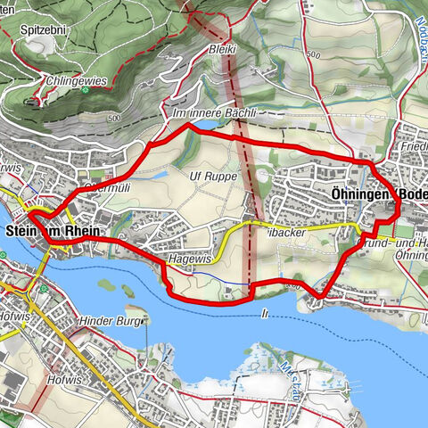 Grenzüberschreitender Wanderweg  Öhningen