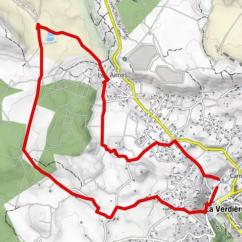 FFC Mountain Bike Site - Provence Verdon - Circuit 48 - Green - La Verdière