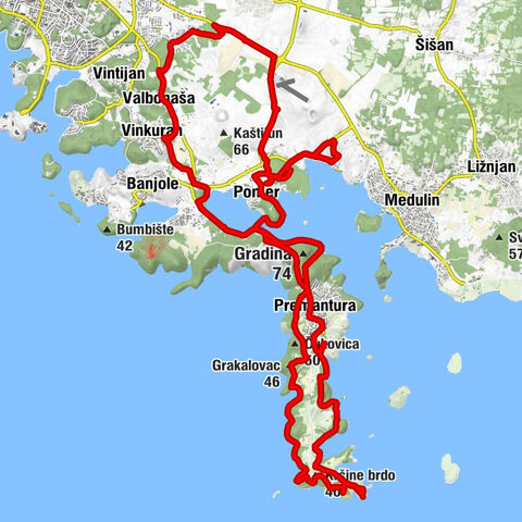 MTB -Medulin-Prementura