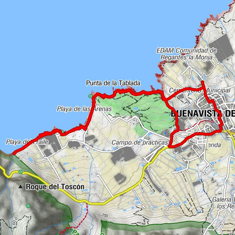 Entlang der Küste von Buenavista mit Einkehr in Buenavista