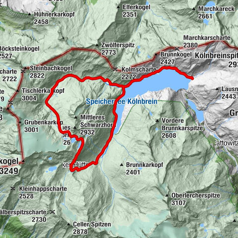"Elendrunde" Kleinelend Valley - Zwischenelendscharte - Großelend Valley
