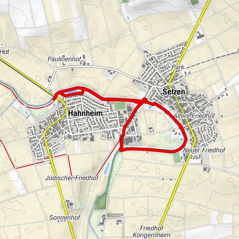 ViaNatura Teilrunde zwischen Selzen und Hahnheim, Deutschland