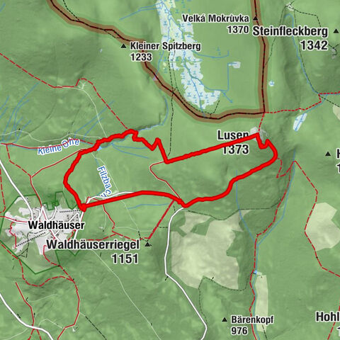 Bayrischer Wald-Lusen Runde