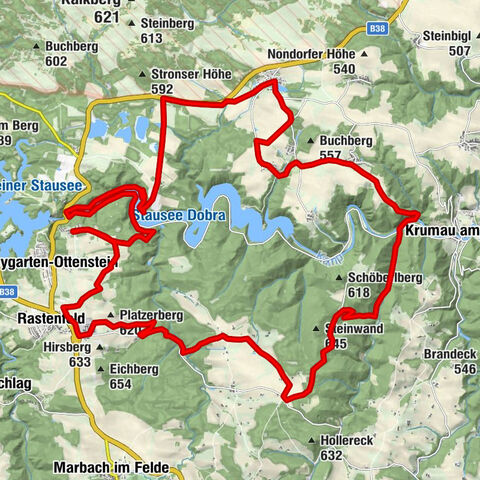 Dobrasee Strecke (Mountainbike Waldviertel)