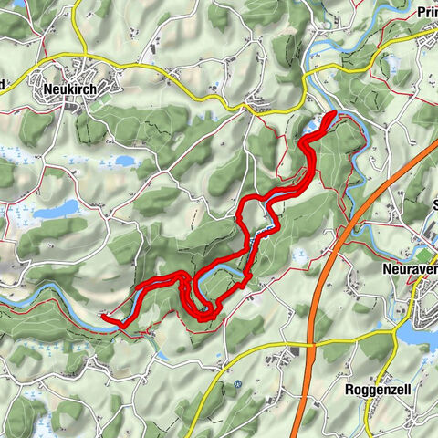 Flunau Flunauersack, Blumegg, Argen- Zusammenfluss, Hasenweg.