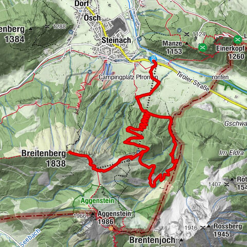 Hiking tour to Breitenberg