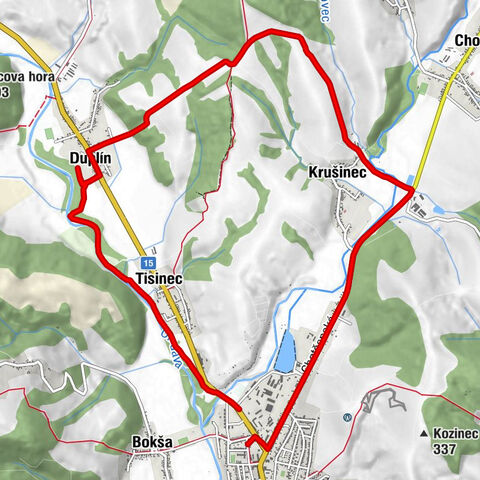 Bezirk Stropkau, STROPKOV-TISINEC-CHOTČA-STROPKOV, Slowakei