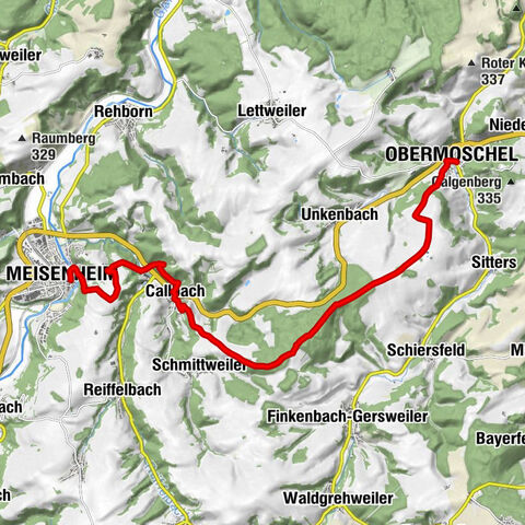 Palatinate High Trail Stage 05 Obermoschel - Meisenheim