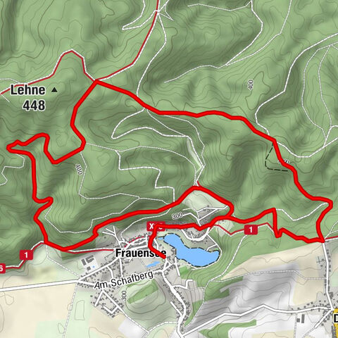 Circular hike - Frauensee - Thuringian Forest