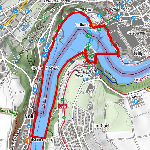 Small Rheinfall Circular Route