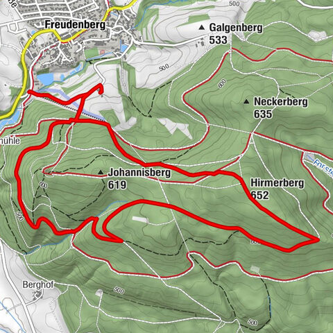Freudenberg - Hirmerberg - Schmie-Alm