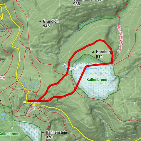 Kaltenbronn Circular Route No. 1 - Wildsee Moor Loop