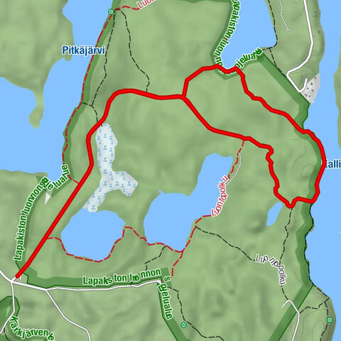 Ahvenlamminpolku, Lapakisto, Lahti