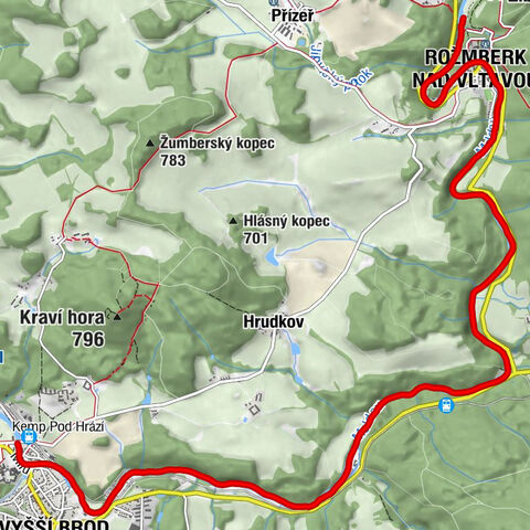 Moldau 1 - Von Vissy Brod bis hinter Rozemberk