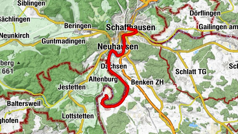 SwitzerlandMobility 60: ViaRhenana, stage 4