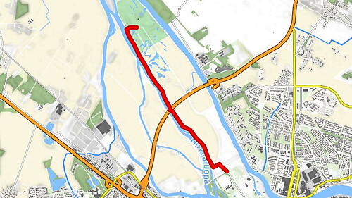 Kalafornia cycling route