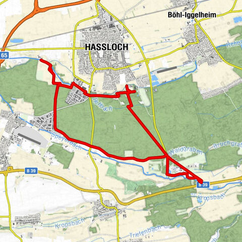 Haßloch - Mühlenwanderweg