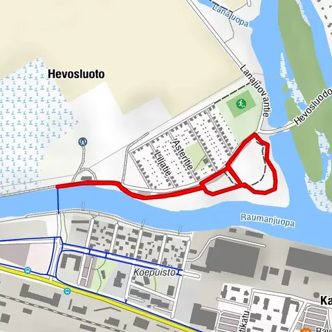 Ruokapuiston reitti (Food park route)