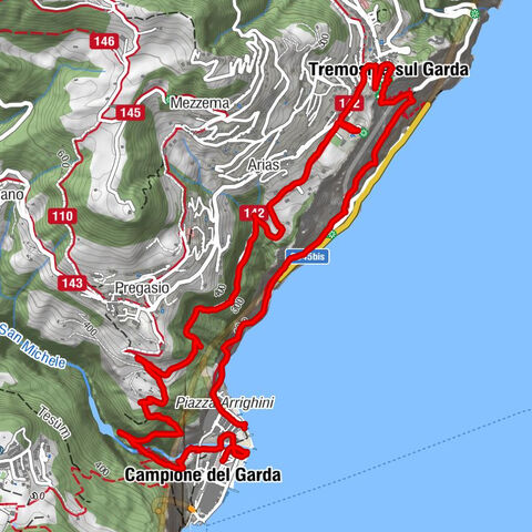 Von Campano nach Tremosine