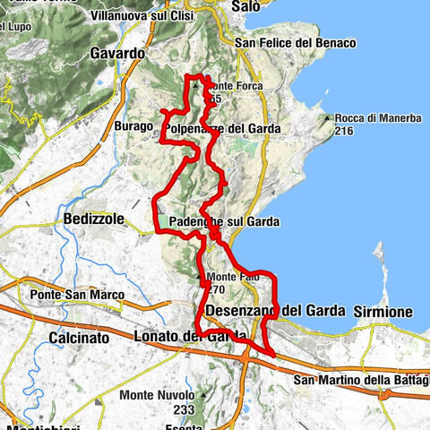 2023-11-11 Laghi di Sovenigo da Desenzano Castello di Padenghe Polpenazze. Ritorno da San Quirico Castrezzone Croce dei Vignali Lonato Desenzano