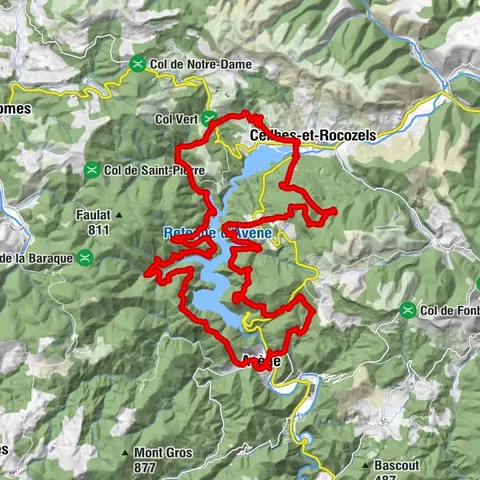 HIKING THE MONTs D’ORB LAKE TOUR - GR® DE PAYS BETWEEN 2 LAKES AVÈNE – SALAGOU
