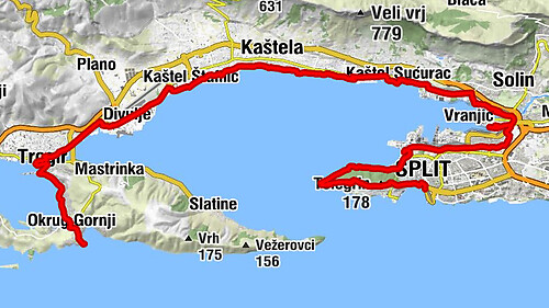 Trogir - Kaštela - Split