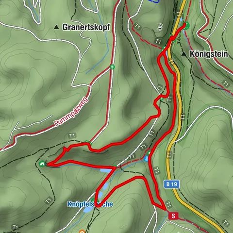 Circular route 3 - Mariental/Drachenschlucht/Elfengrotte