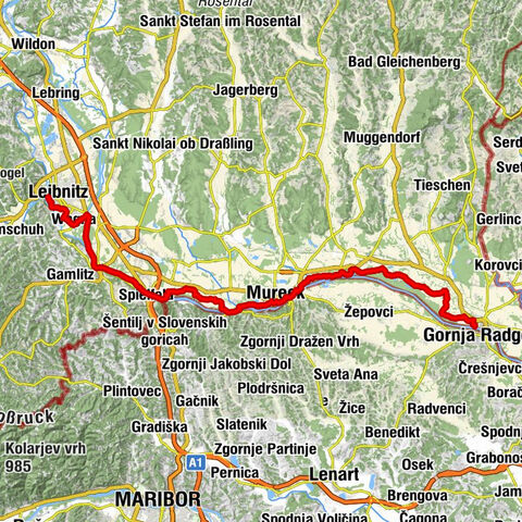 Etappe 07 Murradweg Leibnitz - Bad Radkersburg