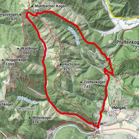 Mühlbacher Hütte Rundwanderung über den Kaschlsteig