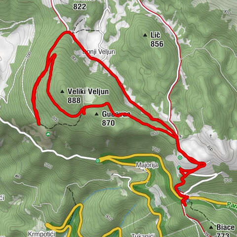 Vratnik Rundweg Kroatien