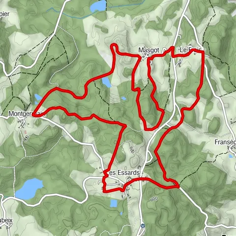 Circuit pédestre N°20 CC : "Masgot, jardin de terre et de pierres"