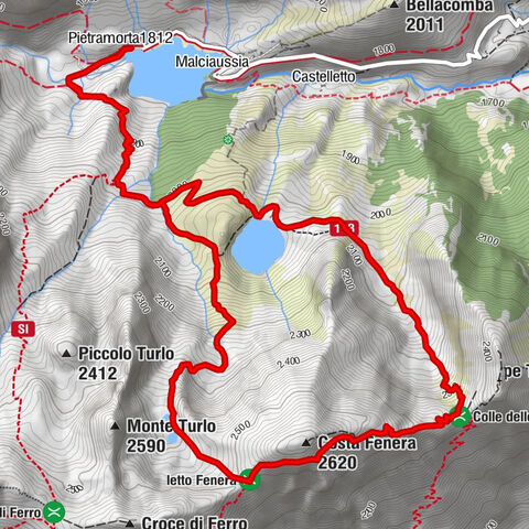 USSEGLIO Turlo ponds loop from Malciaussia