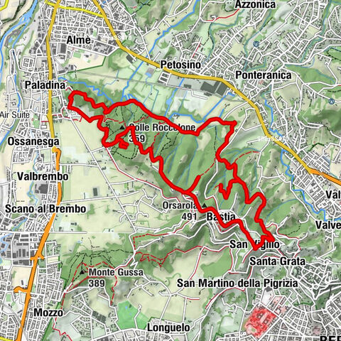 Madonna della Castagna - Colle Roccolone - Orsarola