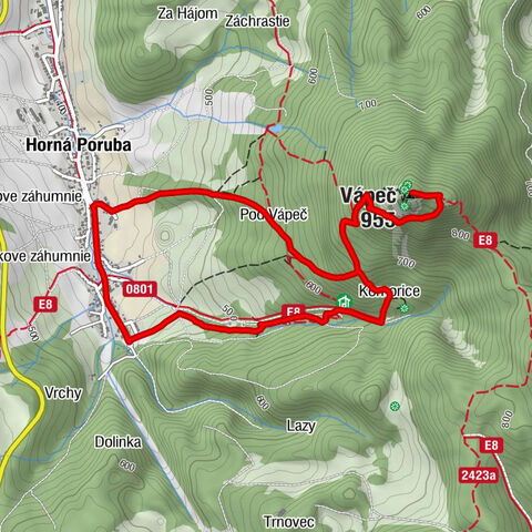 Horná Poruba - Mária - Vápeč