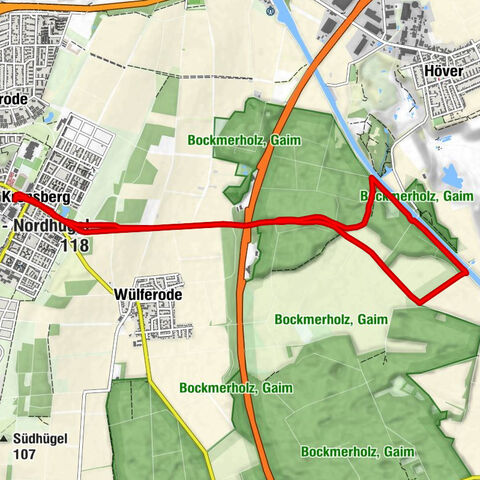 Laatzen - Kronsberg - Kronsberg - Nordhügel - Am Gaim