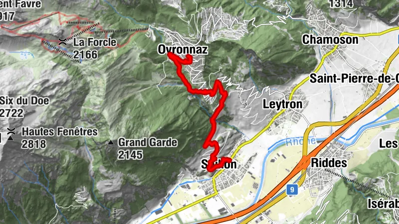 From Saillon to Ovronnaz