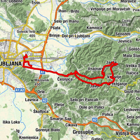 Janče - najviši vrh ljubljanske općine