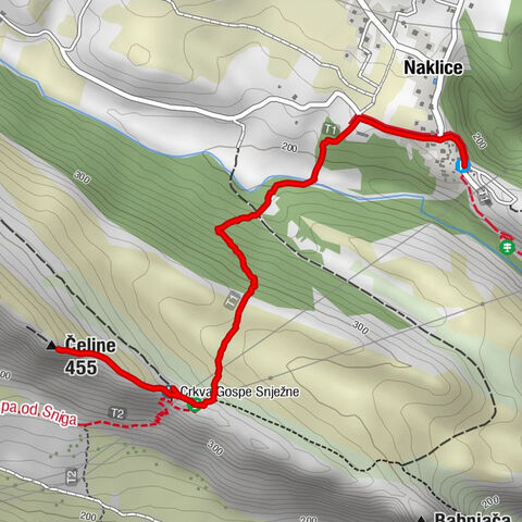 Naklice - Crkva Gospe Snježne - Čeline - Duće