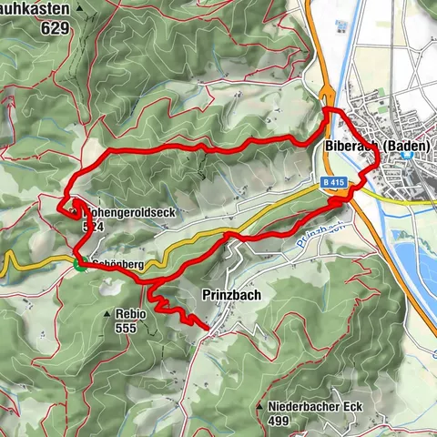 Biberach - Rundweg Emmersbach