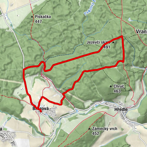 Březová - Jezevčí skála