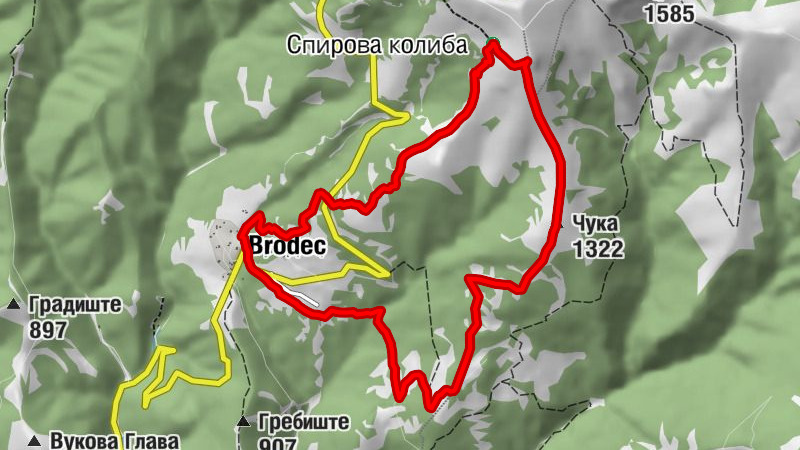 Бродец - Спирова колиба - Чука - Етно кујна Вила Елена
