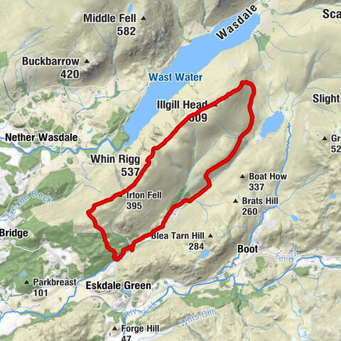Eskdale - Illgill Head - Whin Rigg - Porterthwaite