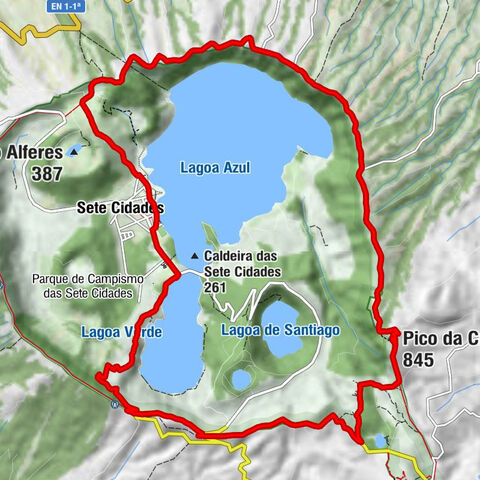 Santa Bárbara - Pico da Cruz - green love - Sete Cidades