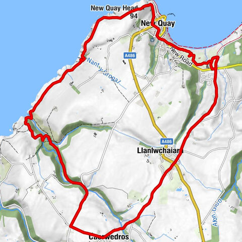 New Quay - New Quay Head - Llanllwchaiarn